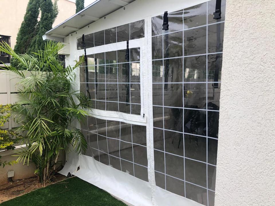 סגירת חורף למרפסת